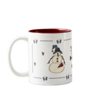 Snowman Melt My Heart Mug mug