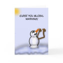 Snowman Melting Card