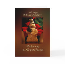 Snowman Merry Christmas  - Sister cards