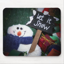 snowman mousepads