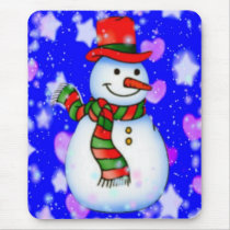 Snowman Mousepad