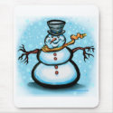 Snowman mousepads by FunGraphix Snowman mousepads