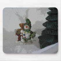 Snowman mousepads