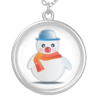 Snowman Necklace necklace