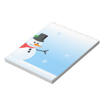 Snowman Memo Pad