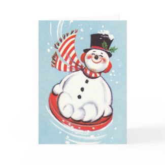 Snowman on Snow Disc
