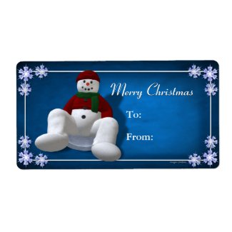 Snowman on Snow Disc