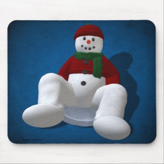 Snowman on Snow Disc