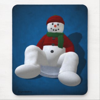 Snowman on Snow Disc