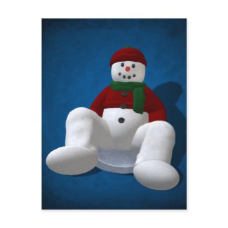 Snowman on Snow Disc