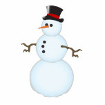 Snowman Ornament Photo Cutout