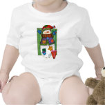 Snowman Patches Baby Bodysuits