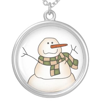 Snowman Pendant Necklace necklace