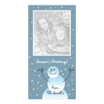 Snowman Photo Card