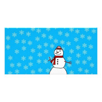 Snowman photo cards