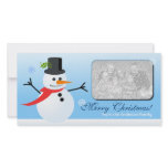 Snowman Personalized Photo Card