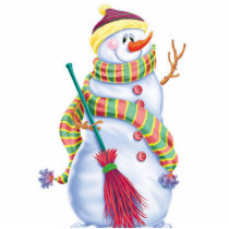 snowman photo cutout