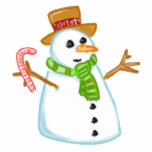 Snowman Photo Cut Out