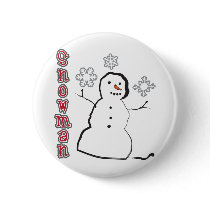 Snowman Pin