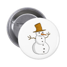 Snowman Pin