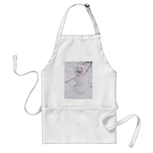 snowman pizazz! apron