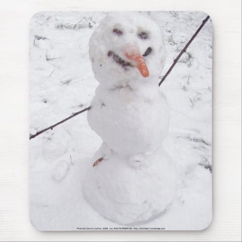 snowman pizazz! mousepad