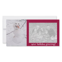 snowman pizazz! photo cards by dlmtleArt snowman pizazz! photo cards