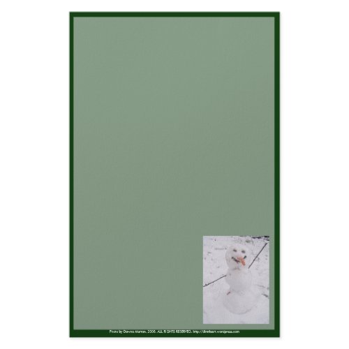 snowman pizazz! stationery