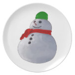 Snowman Plate