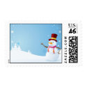Snowman postage
