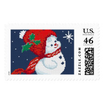 Snowman postage