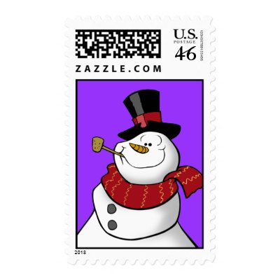 Snowman Postage