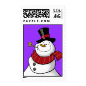 Snowman Postage stamp
