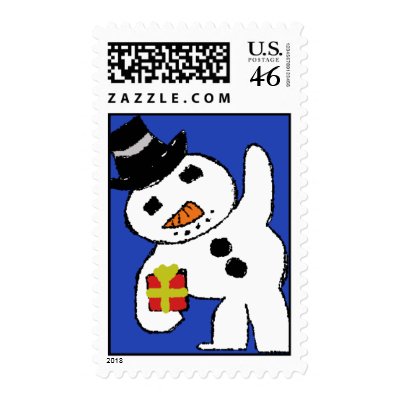 snowman postage