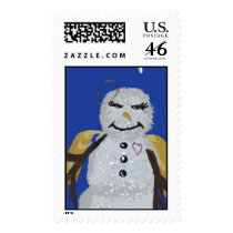 SNOWMAN postage by anaisacolon SNOWMAN postage