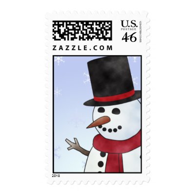 Snowman postage