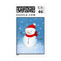 Snowman Postage stamps