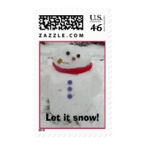Snowman postage