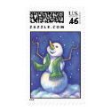 Snowman Postage postage by cottonstudios Snowman Postage postage