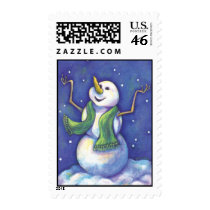 Snowman Postage postage by cottonstudios Snowman Postage postage