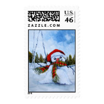 snowman postage by klocke snowman postage