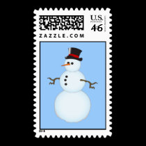 Snowman postage