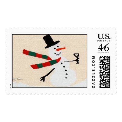 snowman postage