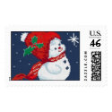 Snowman postage