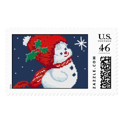 Snowman postage
