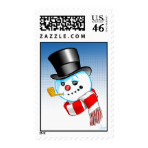 Snowman Postage