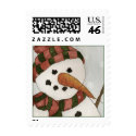 Snowman Postage Stamp stamp