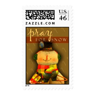 Snowman Postage stamp stamp