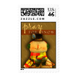 Snowman Postage stamp