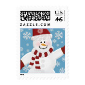 Snowman Postage Stamps